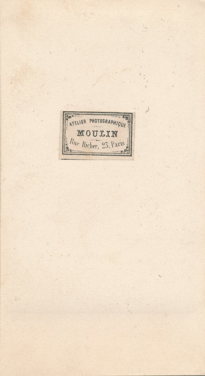 Jacques BABINET albumine cdv photo photographie mathématicien photographe Moulin