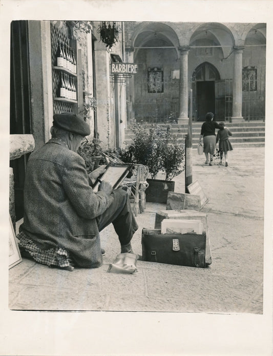photo UTRILLO Italie contretype époque peinture photo photographie