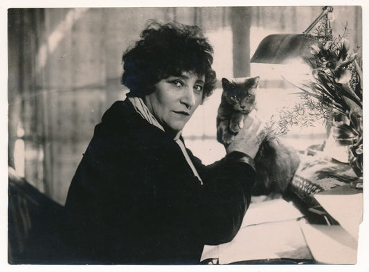 COLETTE écrivain photo photographie époque portrait