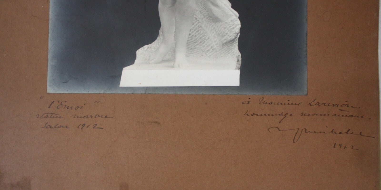 Firmin MICHELET dédicace autographe signée photo Emoi émoi Corse Ajaccio