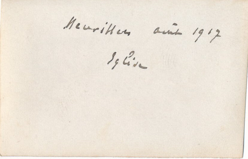 Neuvillers Meurthe Moselle 1917 militaria 8 photos boyau caillebotti spahis