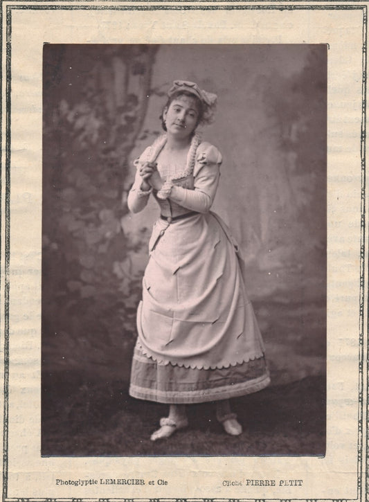 Louise THUILLIER épouse Monard photoglyptie portrait peintre photo