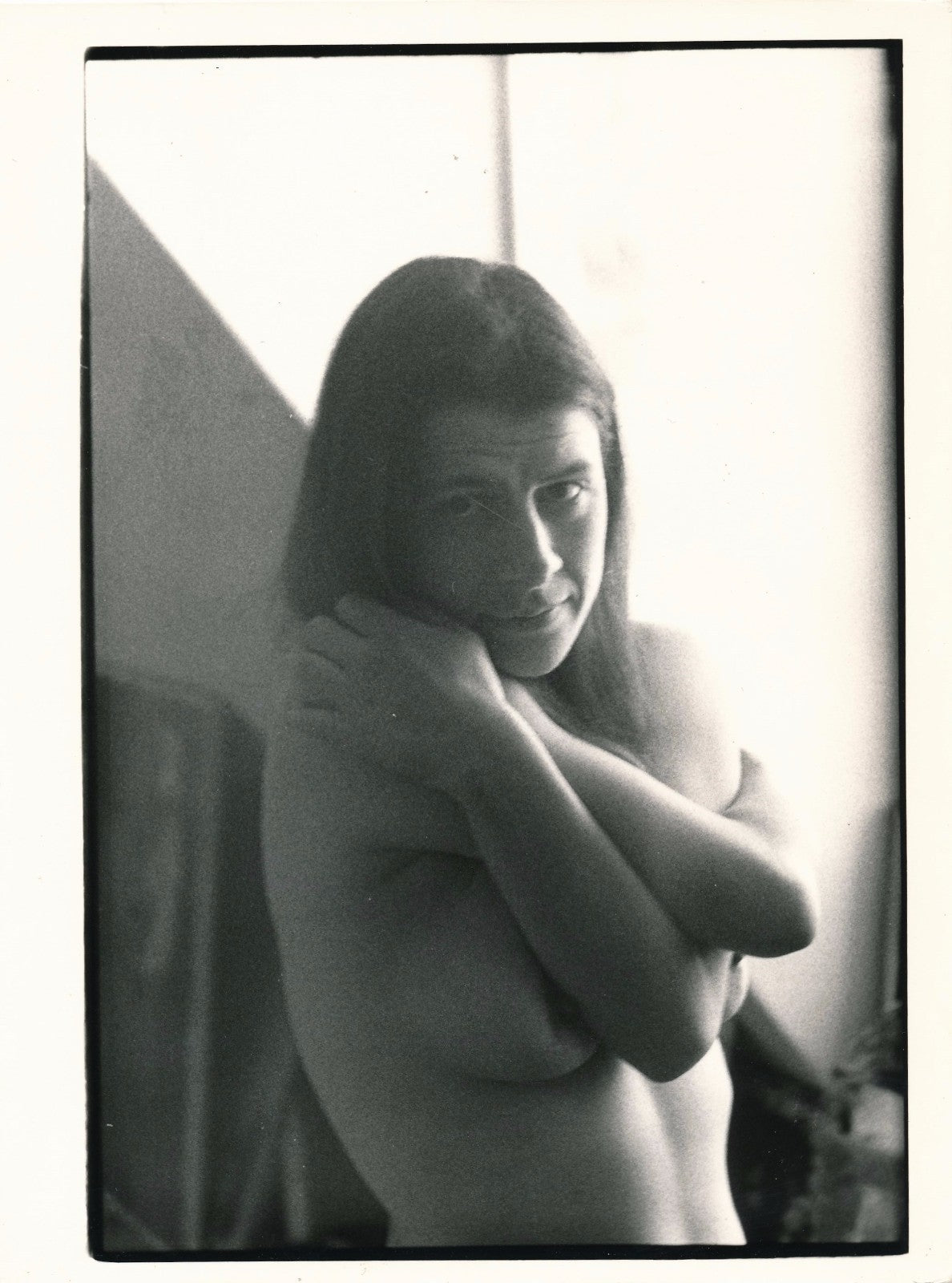 Femme modèle photo argentique v. 1980 photographie sexy bras