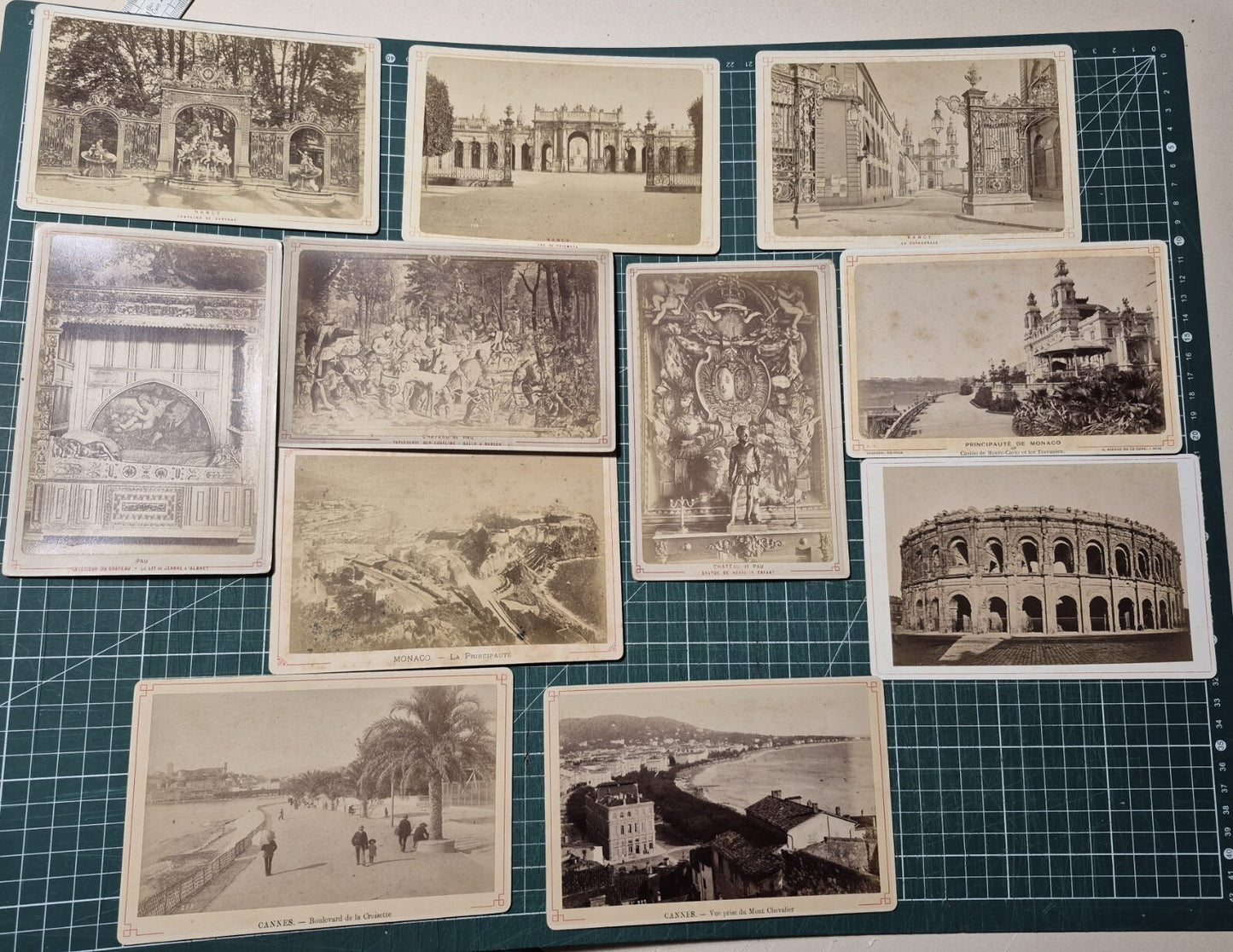 Paris régionalisme lot 50 photographie albumine format carte cabinet photo