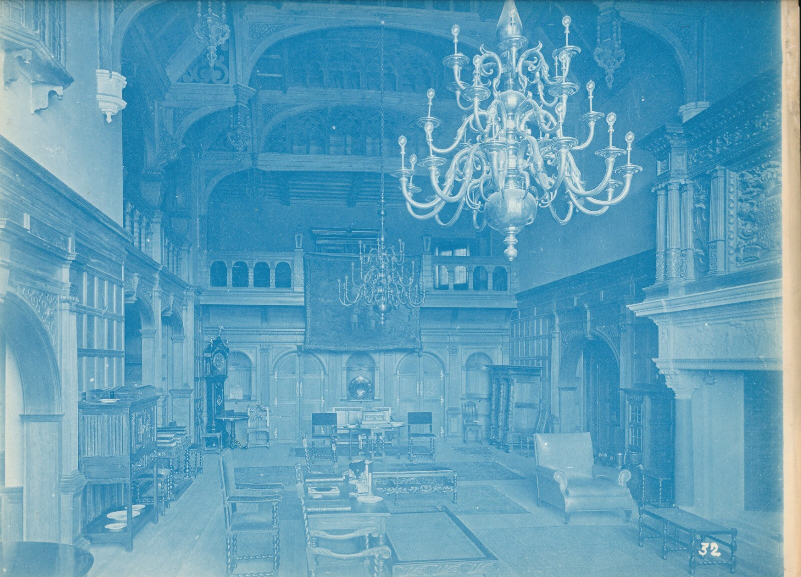 BEDFORD LEMERE and CO 10 cyanotype intérieurs anglais photo photographie photo