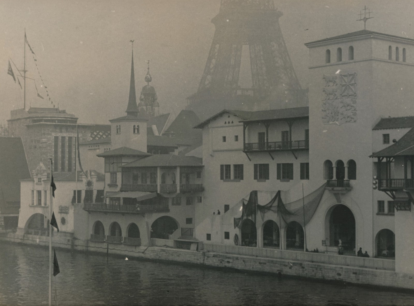 Exposition internationale 1937 Paris 3 photo argentique époque pavillon presse