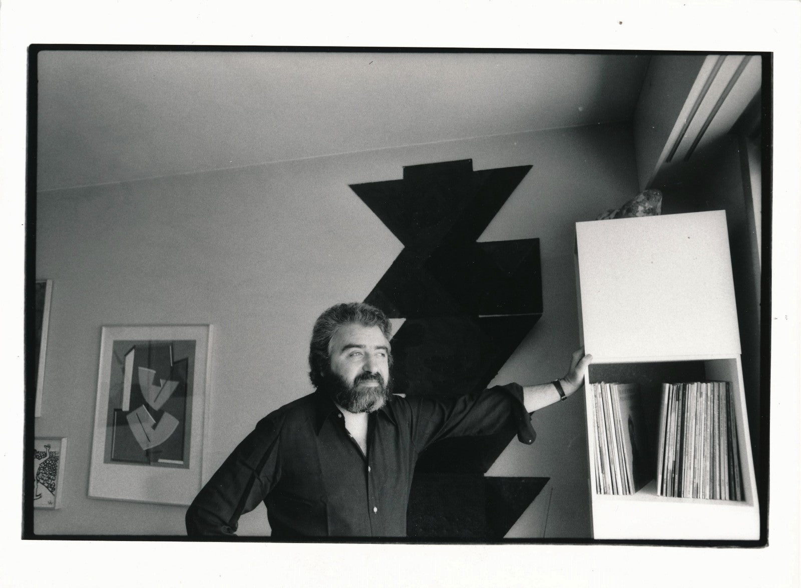 Tony Cartano (1944), écrivain tirage argentique époque photographie