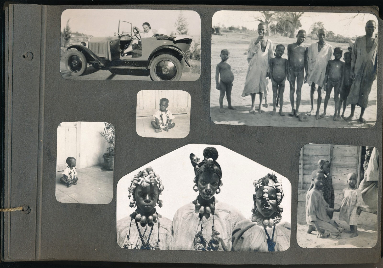 2 album photos illustrant la vie d'une femme (1920-1960) snapshots amateur