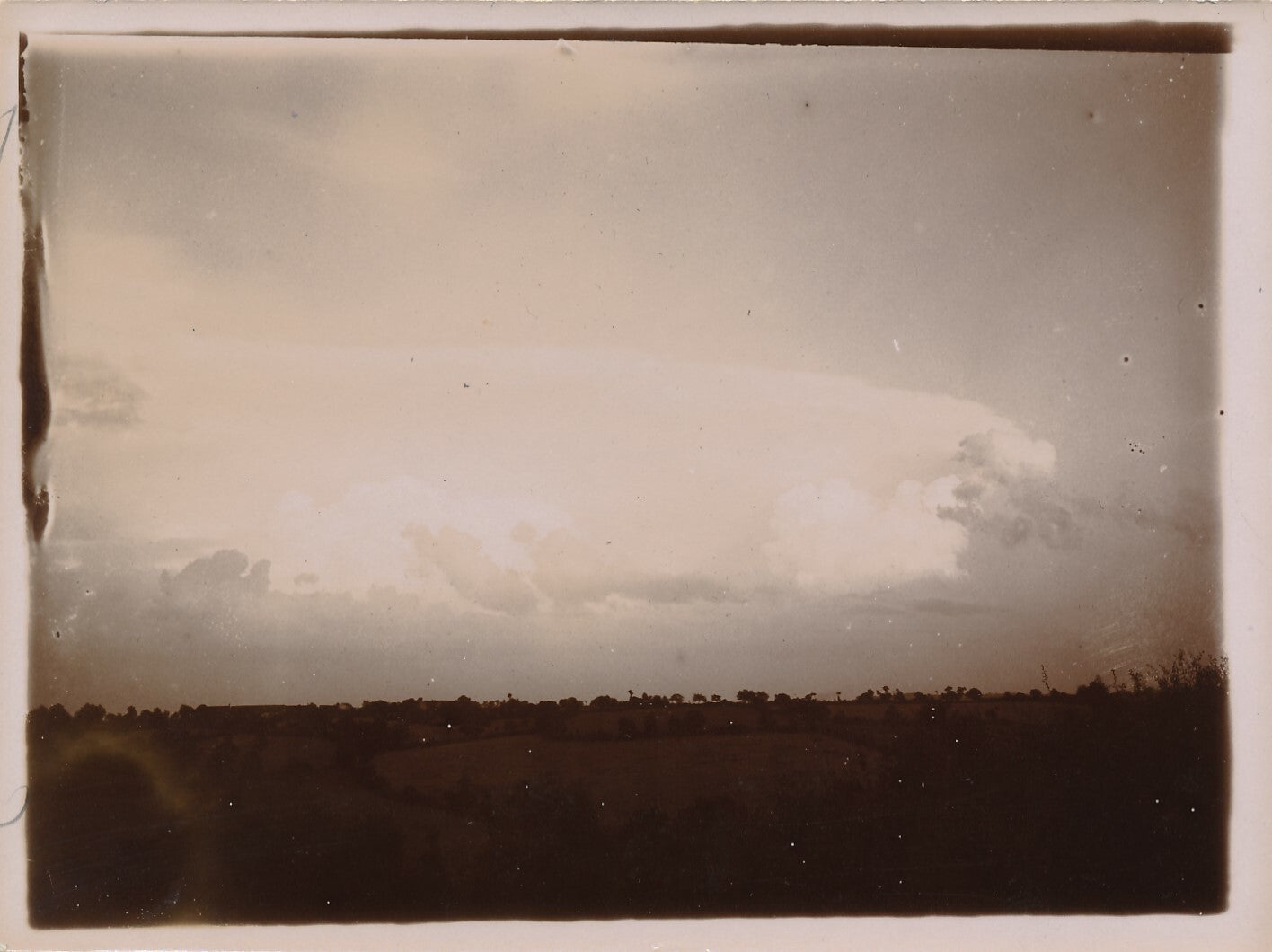 étude de nuages 3 tirages aristotypes vers 1910 époque photo photographie