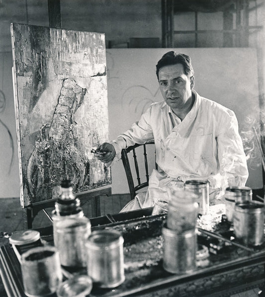Tony AGOSTINI peintre atelier peinture Corse photo photographie