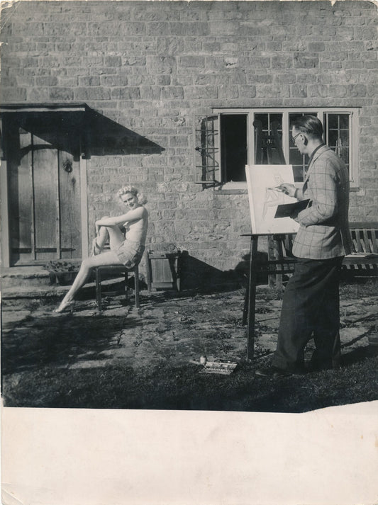 Norman PETT photo photographie bande dessinée Jane Daily Mirror