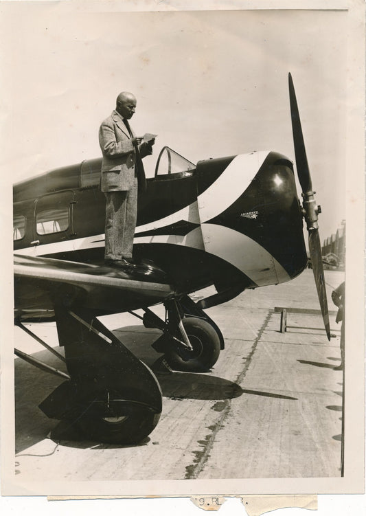 avion Lockheed Model 9 Orion Walter Mittelholzer photo photographie Bourget