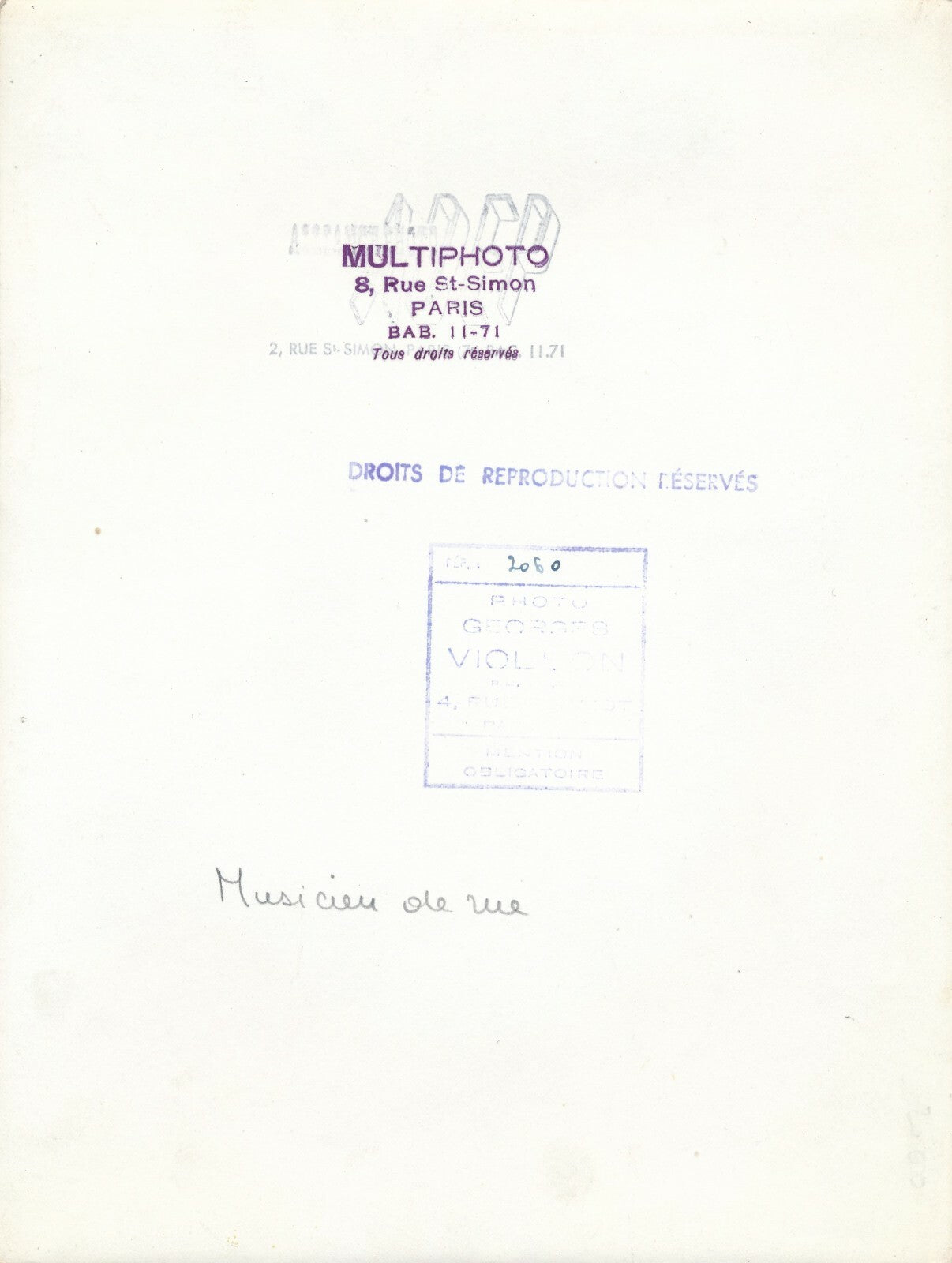 Musicien de rue photographe Georges VIOLLON accordéon photo ADEP