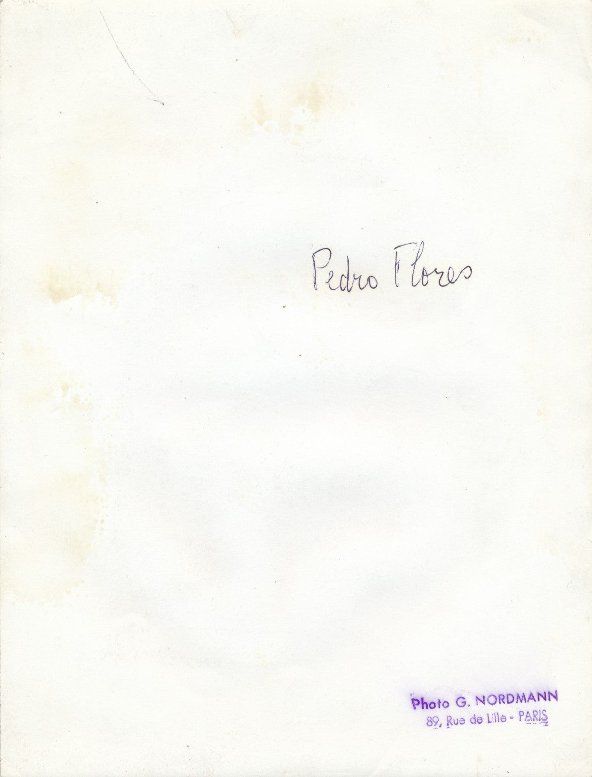 Pedro Flores Garcia (1897-1967), peintre espagnol portrait photographie époque