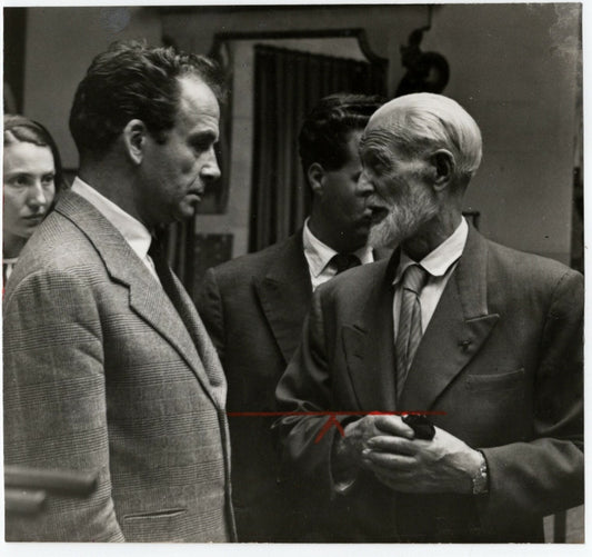 Kees VAN DONGEN de profil argentique époque v.1960 atelier photo photographie