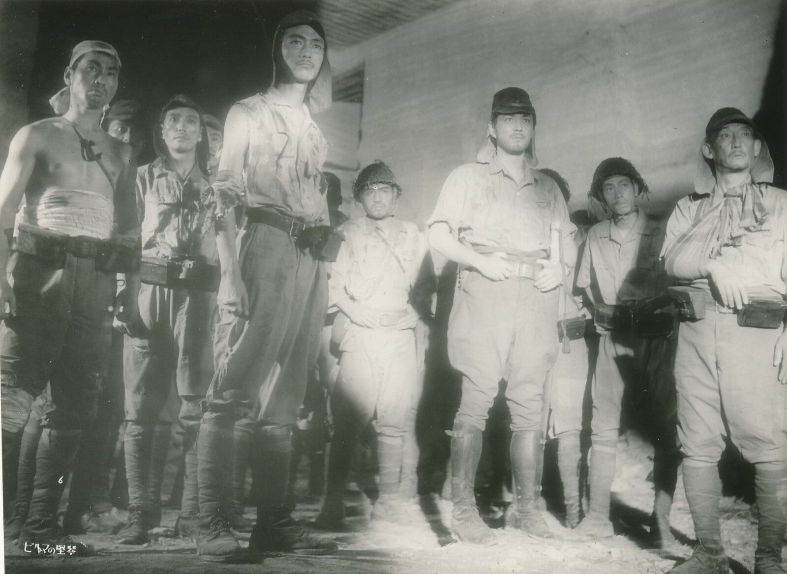 Cinéma Kon Ichikawa : Biruma no tategoto 8 photos époque vintage Harpe Birmanie