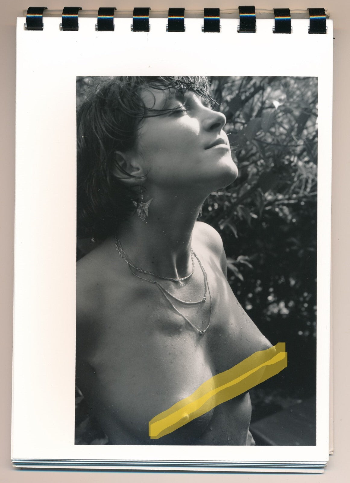 Carnet relié spirale 15 photographie photo étude nu femme sexy