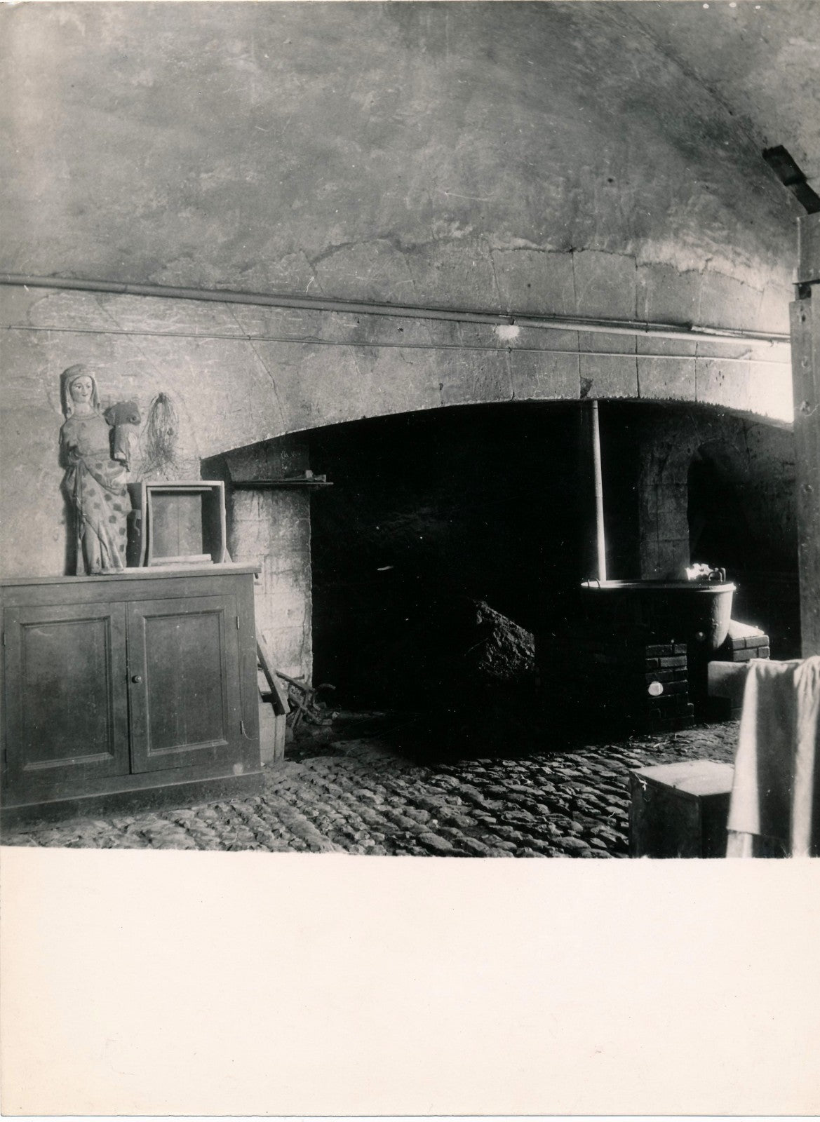 Durtal Anjou Sarthe cuisines château photo argentique époque Marcelle d Heilly