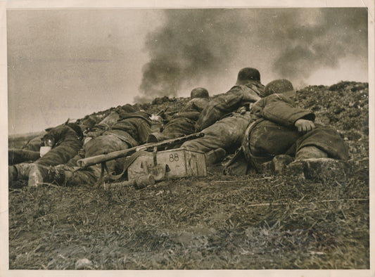 Seconde Guerre mondiale soldat allemand photo photographie assaut