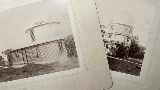 Observatoires astronomie 2 tirage papier citrate vers 1910 photo photographie