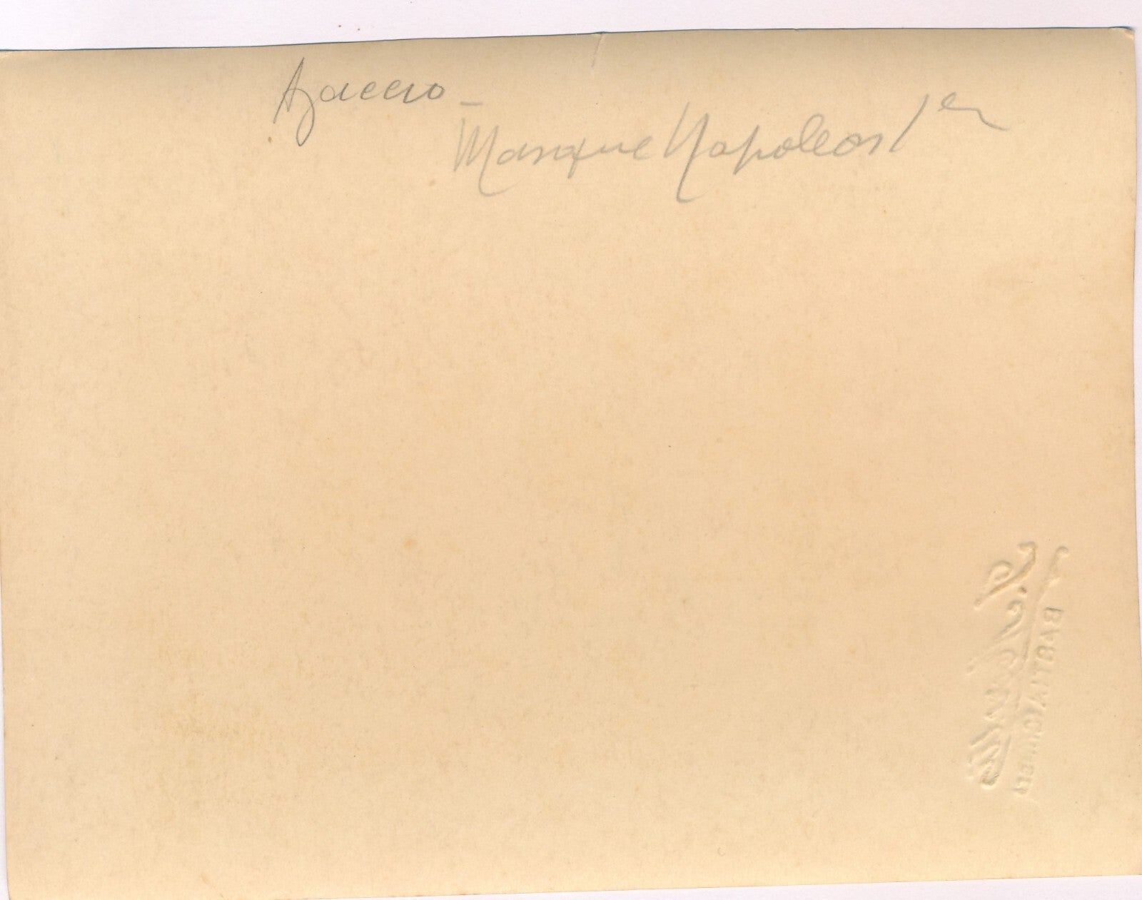 Masque mortuaire Napoléon Ier Ajaccio photo photographie époque v. 1930 Moretti