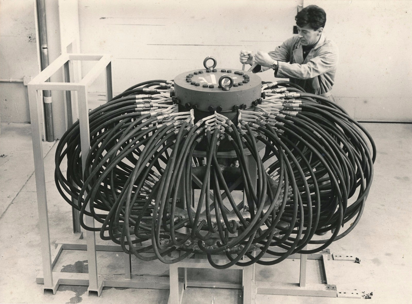 photographie photo argentique époque Usine travail électrolyse  industrie