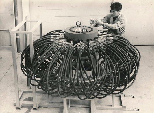 photographie photo argentique époque Usine travail électrolyse  industrie