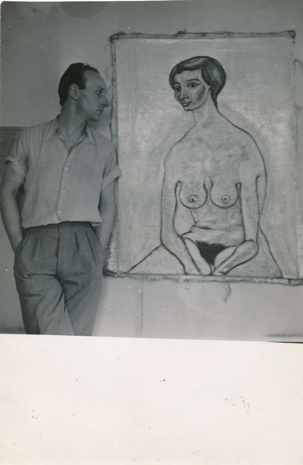 Jacques MAUHIN suite de 6 photographie par Michel SIMA peinture photo