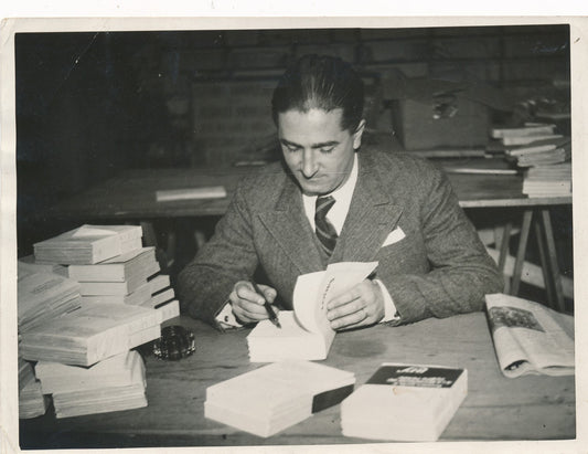 Guy Mazeline écrivain tirage argentique époque Le Havre 1932 photographie