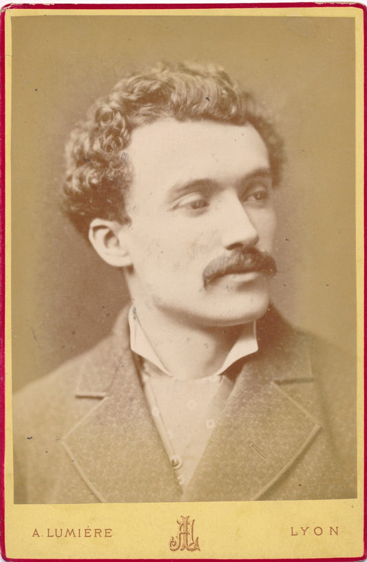 Frédéric BOYER photographie signée dédécacée à Emile Engel Opéra 1898 A. Lumière