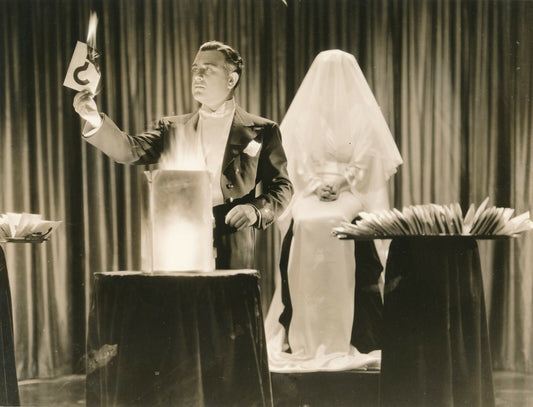 The Great Gambini Akim Taurinof, cinéma vintage photo, 1937 photographie