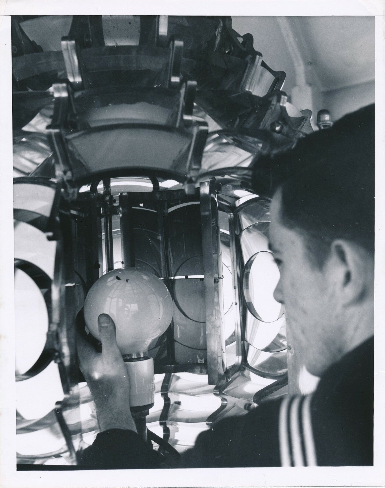 Science Ampoule système électrique réfléchissement photo photographie vintage