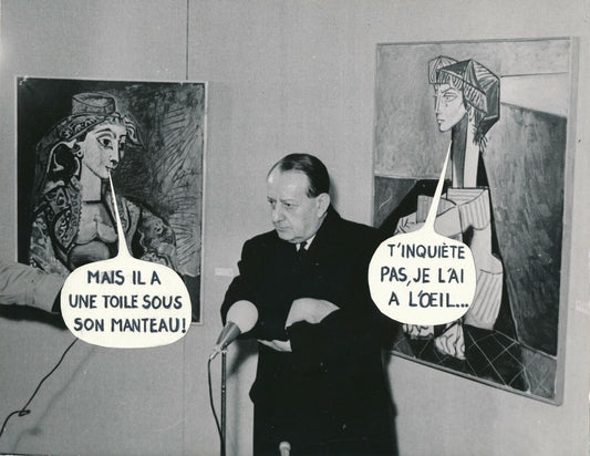 André Malraux expo Picasso détournement collage photographe Rey photo