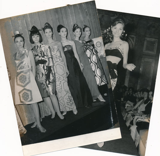 Chiyo Tanaka couturière japonaise mode Japon Paris 1963 2 photo photographie