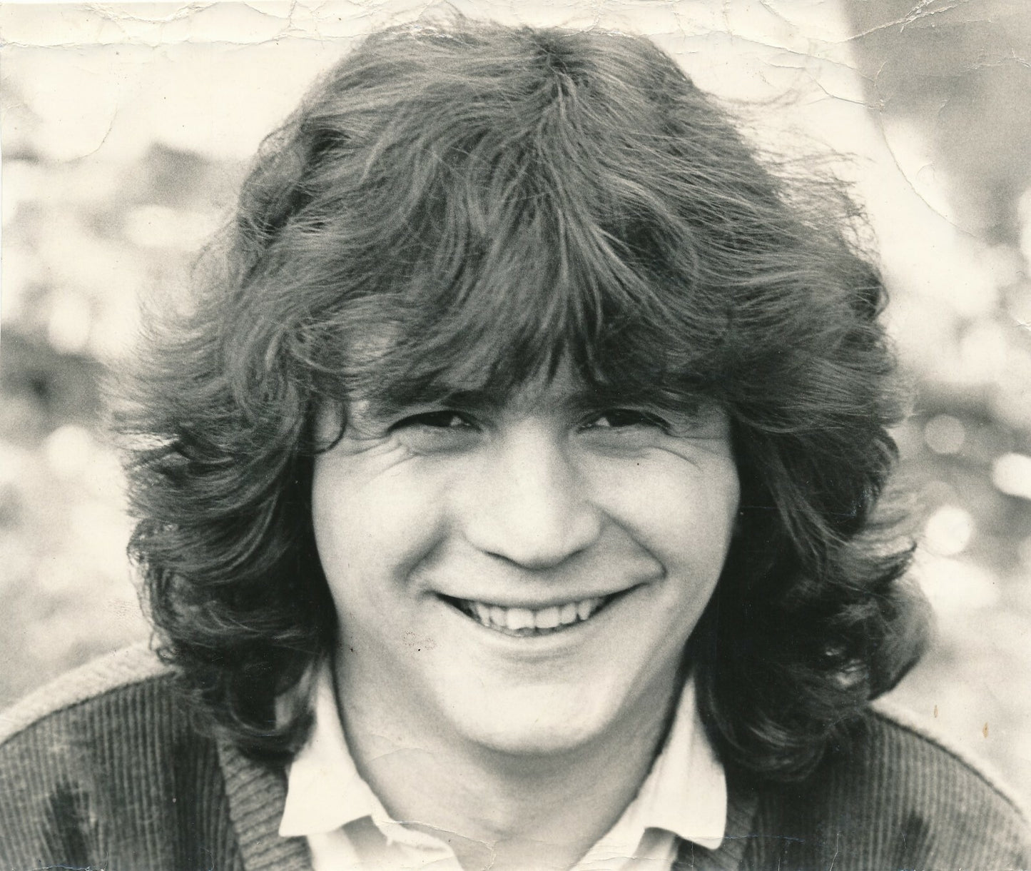 Photo tirage argentique époque 1981 chanteur photographie