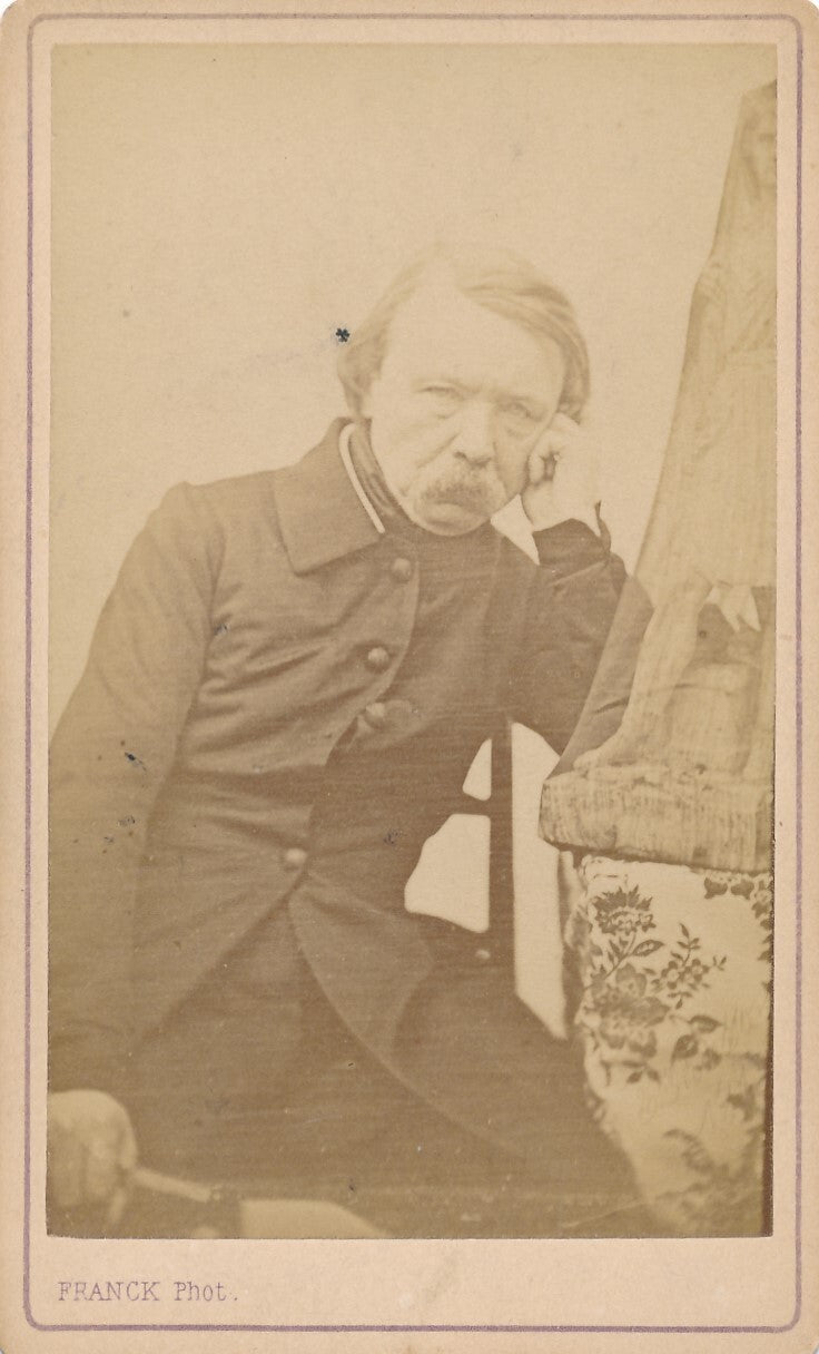 David D ANGERS photo photographie albumine carte visite