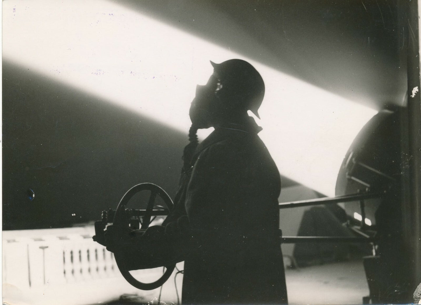 Egypte DCA éclairage 1939 photo photographie guerre militaria égypte