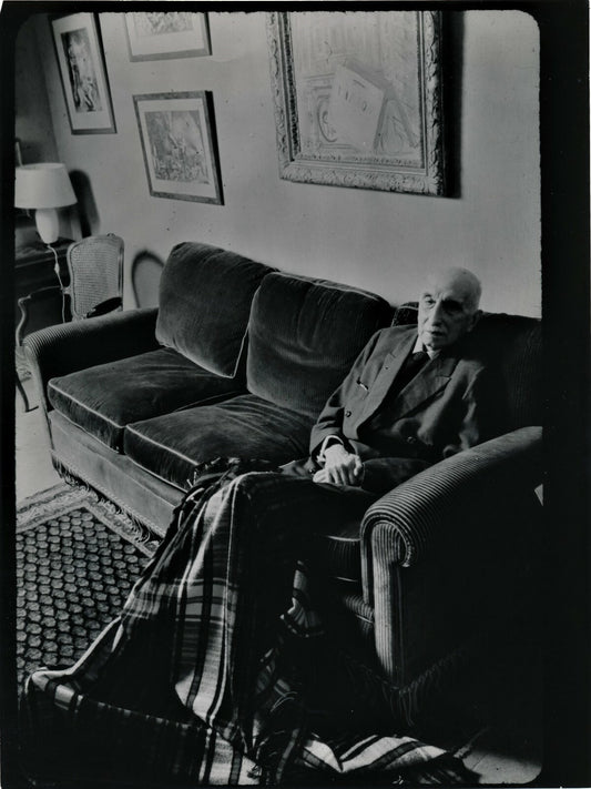 Photographie photo François Mauriac argentique époque Manuel Bidermanas