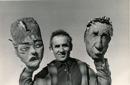 Gleb Sainchuk artiste Moldavie argentique vintage 1971 masques photographie