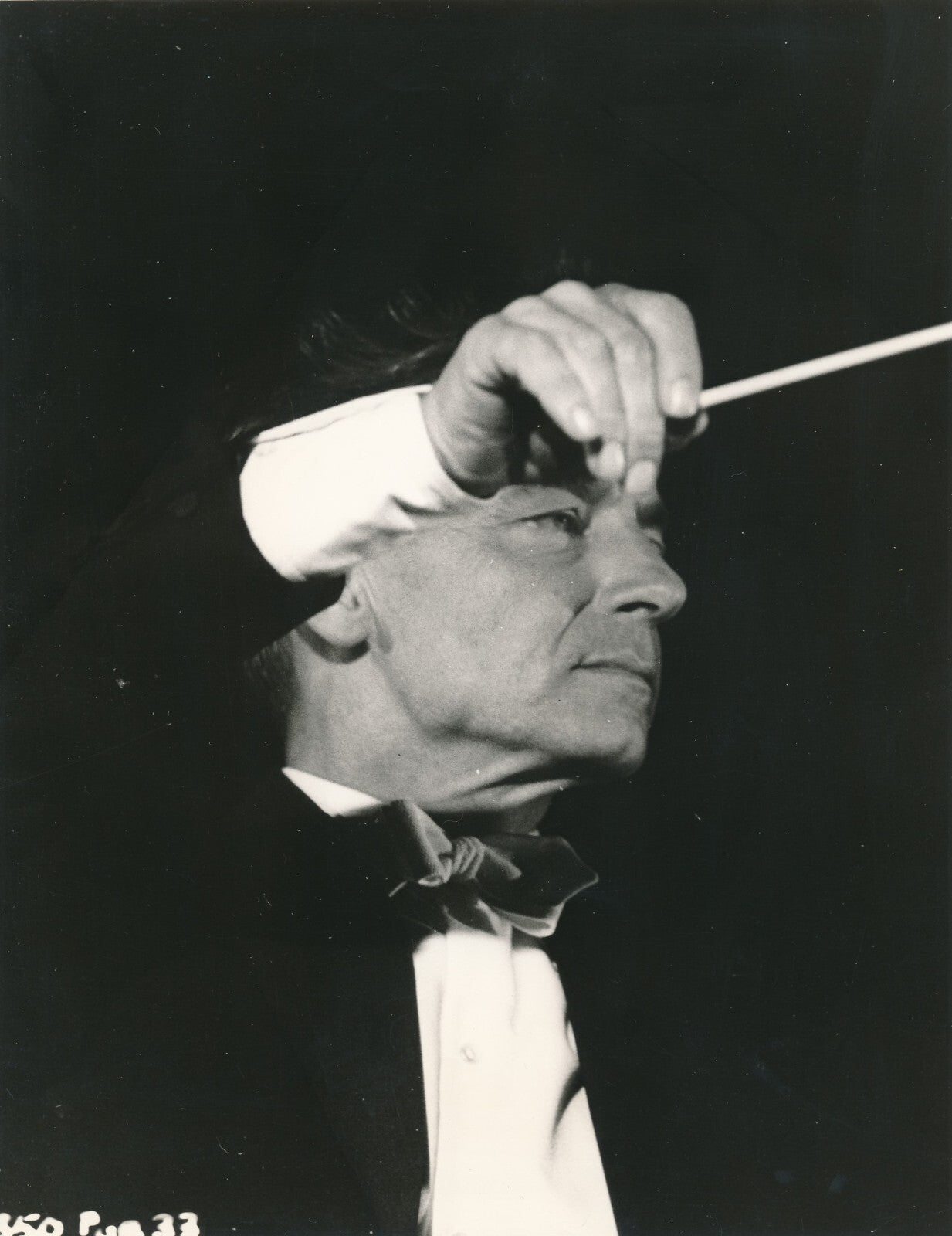 Herbert von KARAJAN orchestre musique portrait photo photographie époque 1986