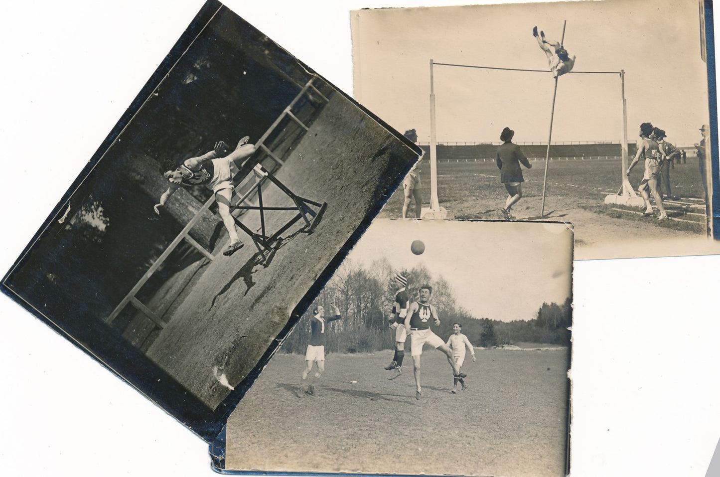 Sportif en mouvement 3 snapshots saut jump photo amateur