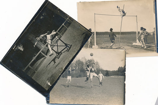 Sportif en mouvement 3 snapshots saut jump photo amateur