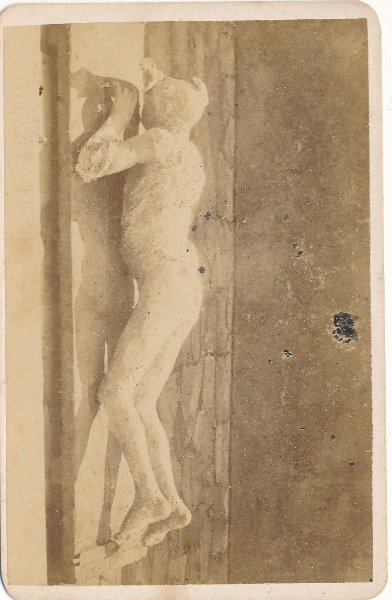 Pompéi ? tirage sur papier albuminé cdv Fratelli de Luca Naples photo photographie