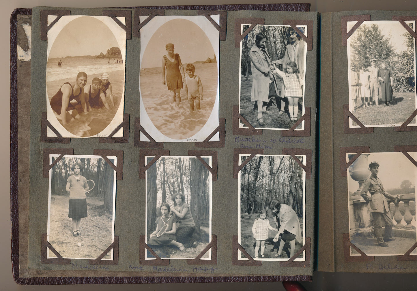Bel album photo une jeune fille vers 1920 plus de 150 photographies "entre filles"