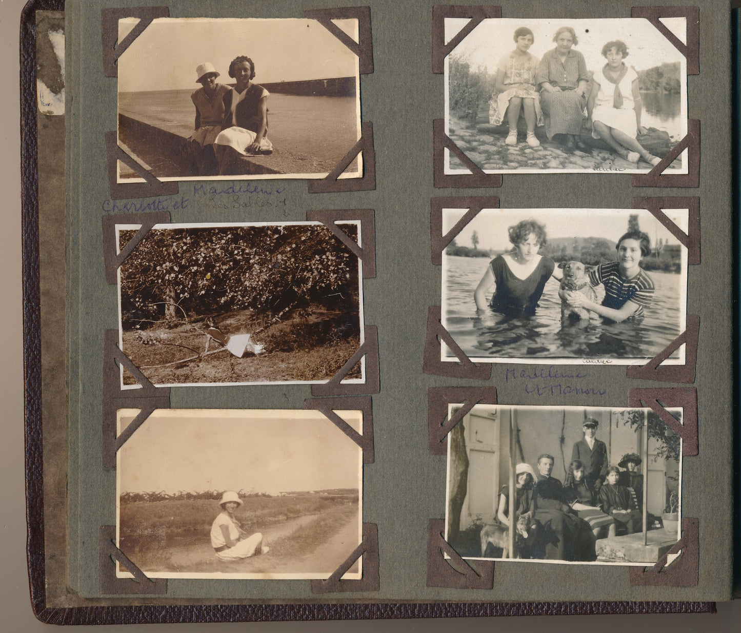 Bel album photo une jeune fille vers 1920 plus de 150 photographies "entre filles"