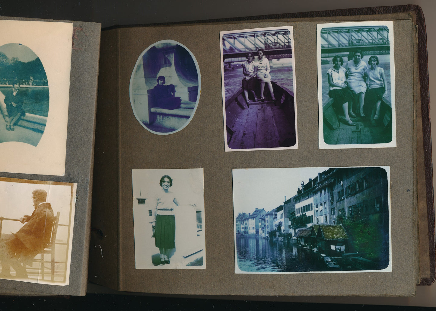 Bel album photo une jeune fille vers 1920 plus de 150 photographies "entre filles"