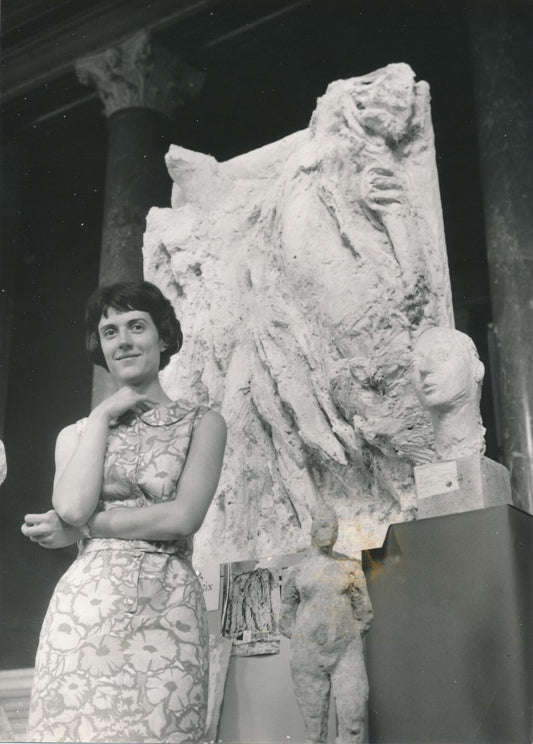 Jacqueline Georges DEYME 2 photos photographie époque beaux-arts Paris concours