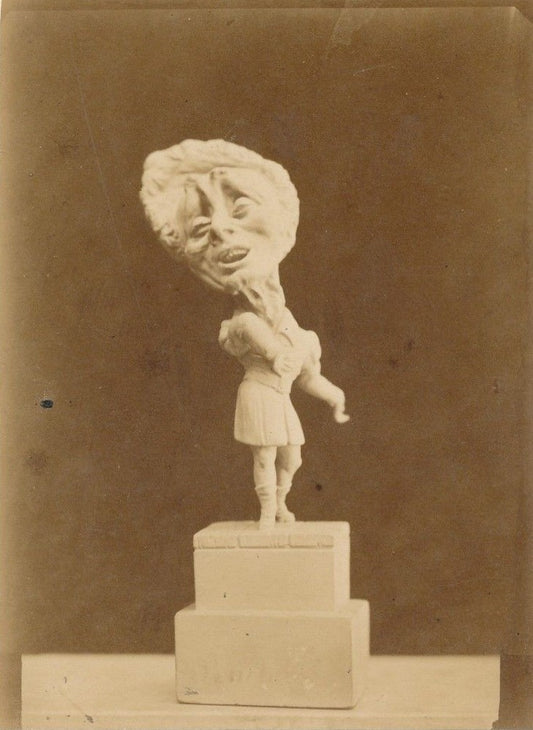 sculpteur Jean-Pierre Dantan photo sur papier albuminé Ponchard chanteur ténor