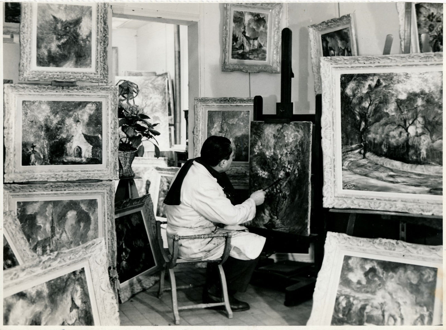 photo Louis Teppa 1902-1972  atelier tirage argentique époque