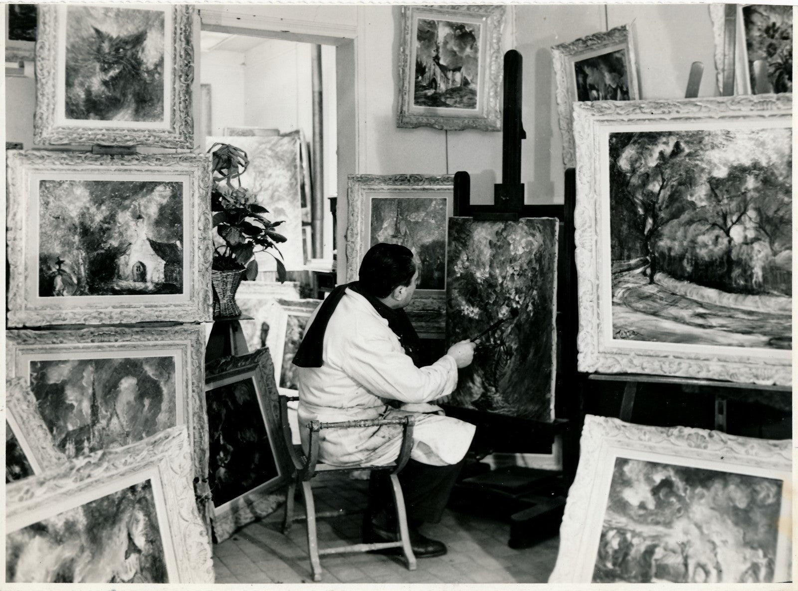 photo Louis Teppa 1902-1972  atelier tirage argentique époque